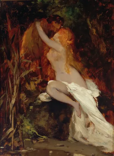 Faun and Nymph