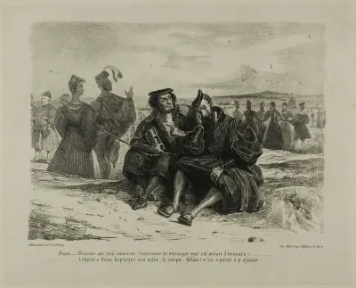 Faust and Wagner, from Faust