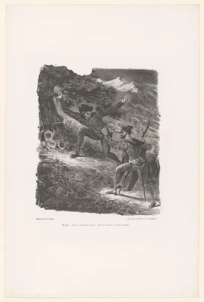 Faust en Mephisto beklimmen de Blocksberg