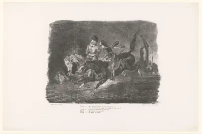 Faust en Mephisto galopperen tijdens de Walpurgisnacht