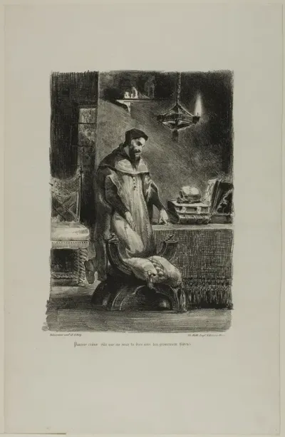 Faust in His Study, from Faust