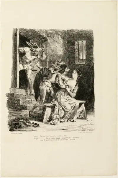Faust in Marguerite's Prison Cell, from Faust