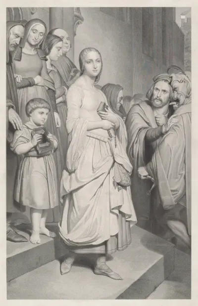 Faust Seeing Marguerite for the First Time