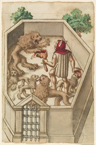 "Feed Not Things That Have Sharp Claws" [fol. 38 recto]
