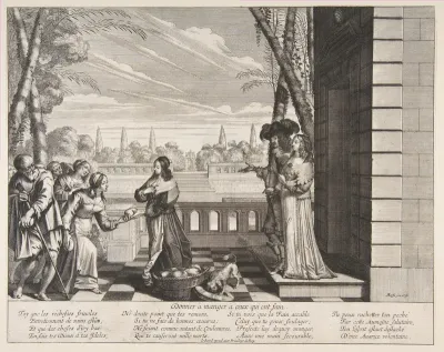 Feeding the Hungry, from "Acts of Mercy" (Les Oeuvres de Miséricorde)