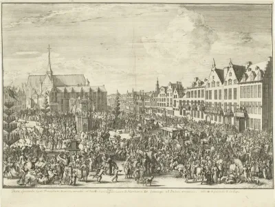 Feest bij de intocht van Leopold I in Brussel, 1686