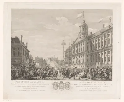 "Feest der Alliantie (...) te Amsterdam, op het Plein der Revolutie den 19den Junij, 1795."