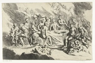 Feestmaal in de Olympus