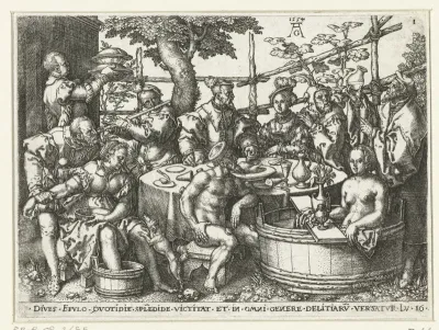 Feestmaal van de rijke man