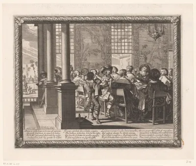 Feestmaal voor de teruggekeerde verloren zoon