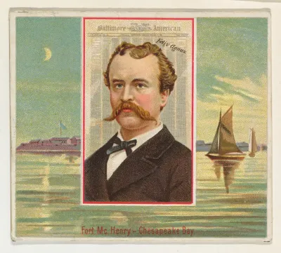 Felix Agnus, Baltimore American, from the American Editors series (N35) for Allen & Ginter Cigarettes