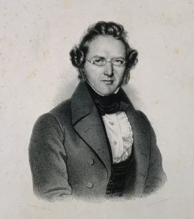 Felix Bittner. Lithograph by R. Theer, 1838
