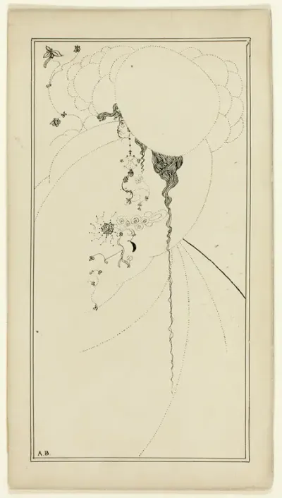 Female Figure with Large Hat