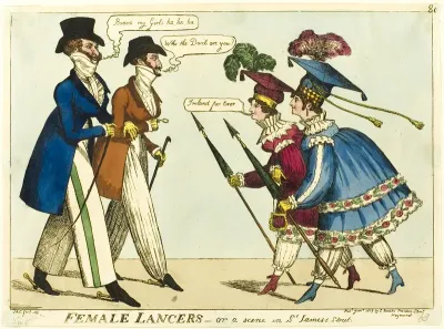 Female Lancers - or A Scene in St. James's Street