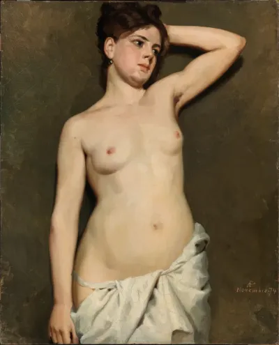 Female Nude, academy study