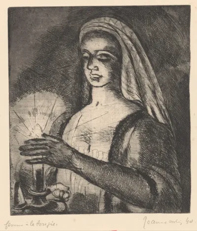 Femme à la bougie