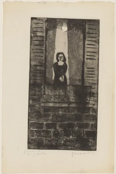 Femme à la fenêtre