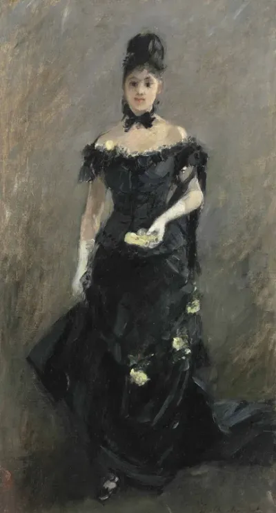 Femme en noir ou Avant le théâtre