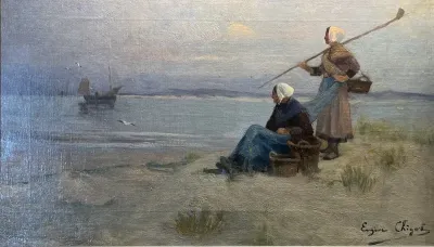 Femmes de pêcheurs scrutant l'horizon