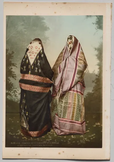 Femmes musulmanes Syriennes à Beyrouth, Costume de Ville (Two Women)