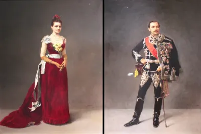 Ferdinand Eduard Freiherr von Stumm (1843-1925) and his wife Pauline (1858-1950)