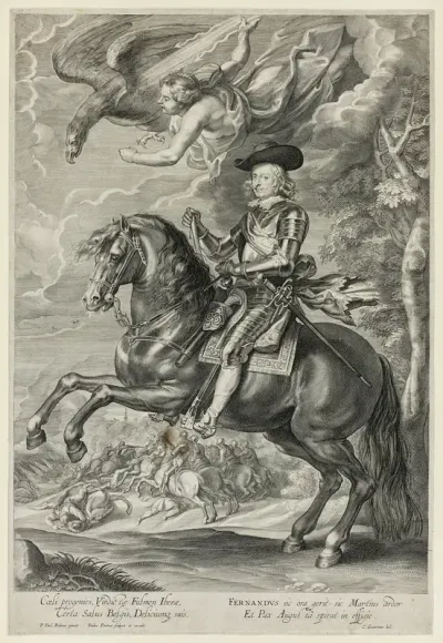 Ferdinand of Austria on Horseback