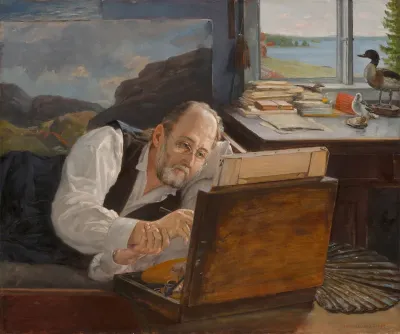 Ferdinand von Wright at Work
