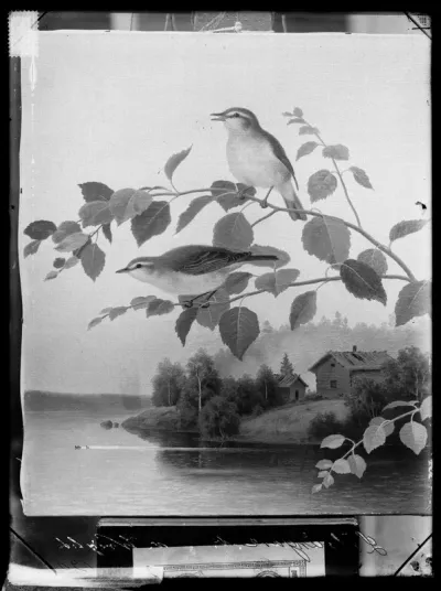 Ferdinand von Wright: "Pajulintuja" n. vuodelta 1890
