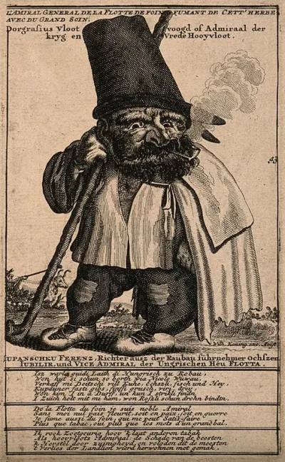 Ferenz Lupanschku, a characterful man who smokes hay