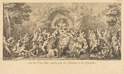 Feste du Dieu Pan, celebree par des Sylvains et des Nymphes (Feast of the God Pan Celebrated by Sylvans and Nymphs)