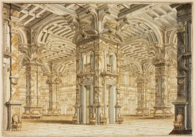 Festival Hall From a Theatrical Scene