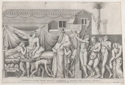 Festival of Dionysius, from "Speculum Romanae Magnificentiae"