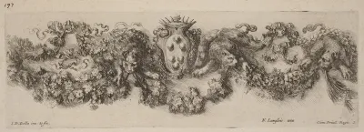 Festoon with Medici Coat of Arms