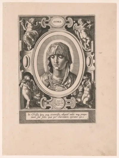 Fides, plate 1 from The Seven Virtues