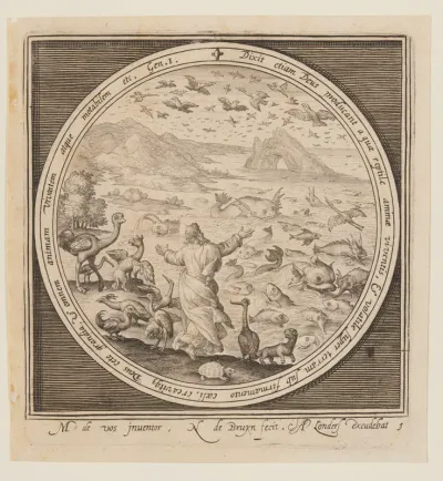 Fifth Day: The Creation of Birds and Fish, from The Creation to the Expulsion from Paradise