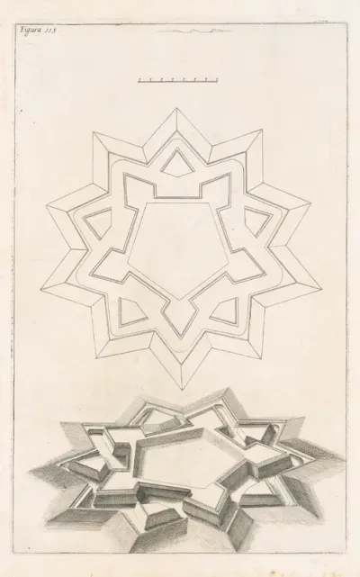 Fig.115. - Pevnosti päťboké