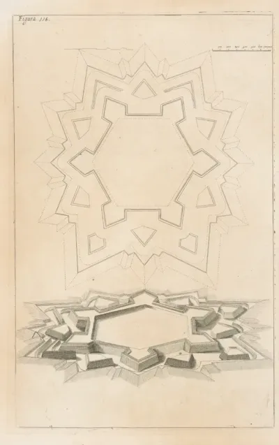 Fig.116. - Pevnosti šesťboké