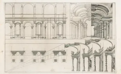 Fig.41. - Divadlo,znázorňujúce galériu