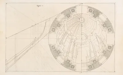 Fig.51. - Kupola budovy Collége Romain s predpismi prvého zväzku