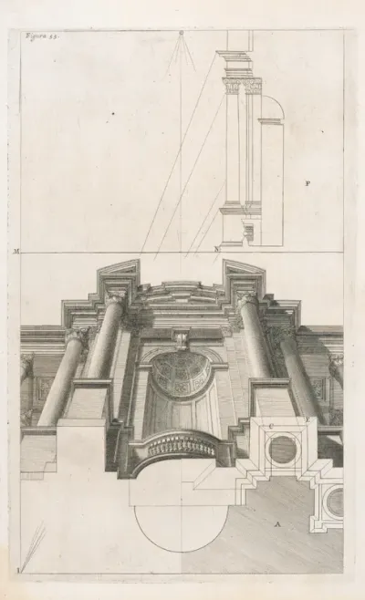 Fig.55. - Časť architektúry pri pohľade zdola