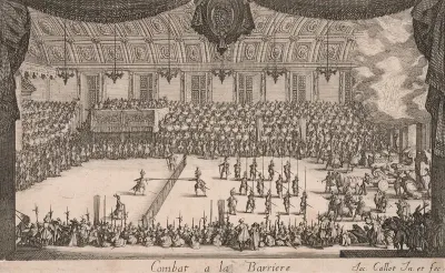 Fight Across the Fence, from Combat à la Barrière
