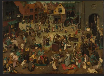 Fight between Carnival and Lent