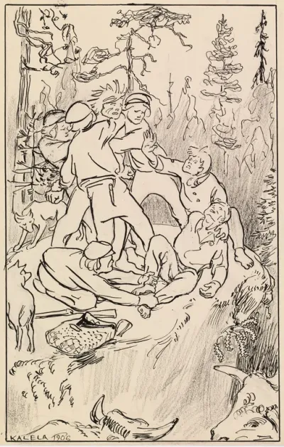Fight on the Hiidenkivi Rock