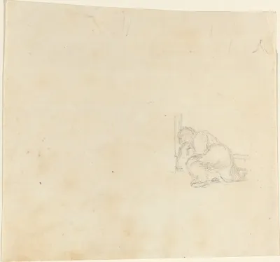 Figure Sleeping in a Doorway