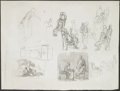 Figure Studies, Including Scenes of Interrogation