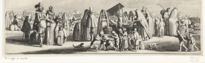 Figuren bij groentekramen