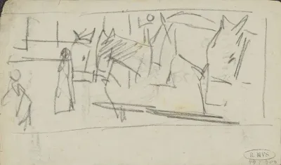 Figuren bij trampaarden