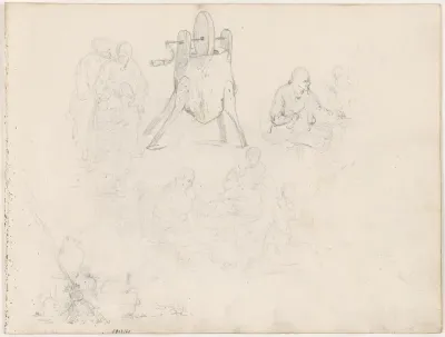 Figuren en slijpsteen