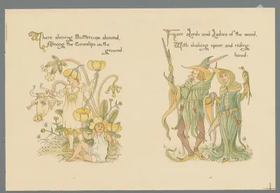 Figuren in plantenkostuum