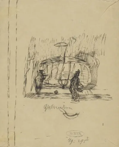 Figuren, mogelijk op straat